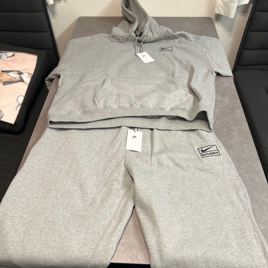 正規品 stussy nike セットアップ XLサイズ スウェット グレー - メルカリ