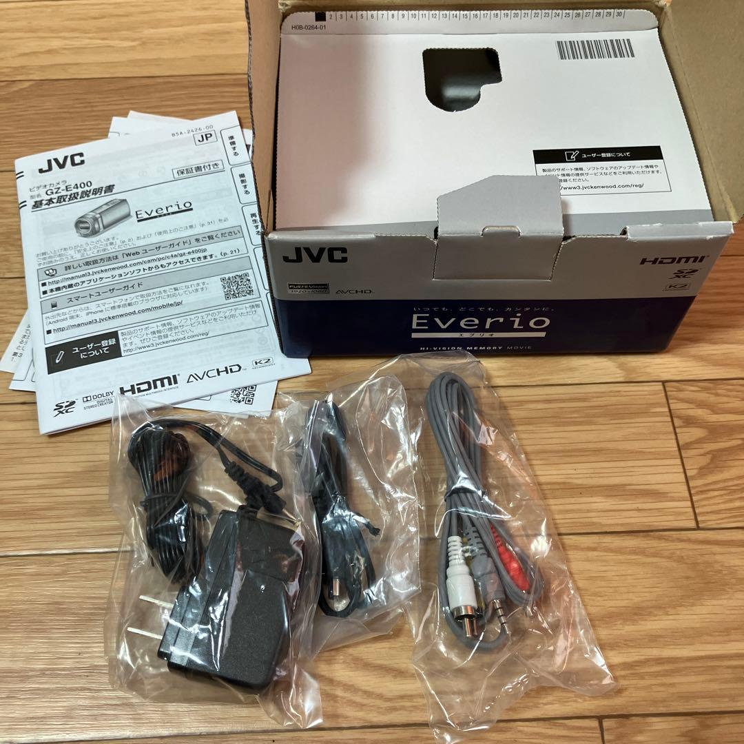 Everio GZ-E400-Tハイビジョンメモリームービー エブリオ 難あり