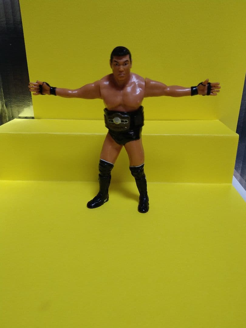 アントニオ猪木、小川直也、大仁田厚、桜庭和志、春一番のフィギュア7体