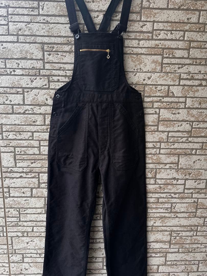 リアルマッコイズ　BUCO オーバーオール　サロペット　ブラックオーバーオール 8 オーバーオール サロペット ベーシックデニムオーバーオール（ユニ