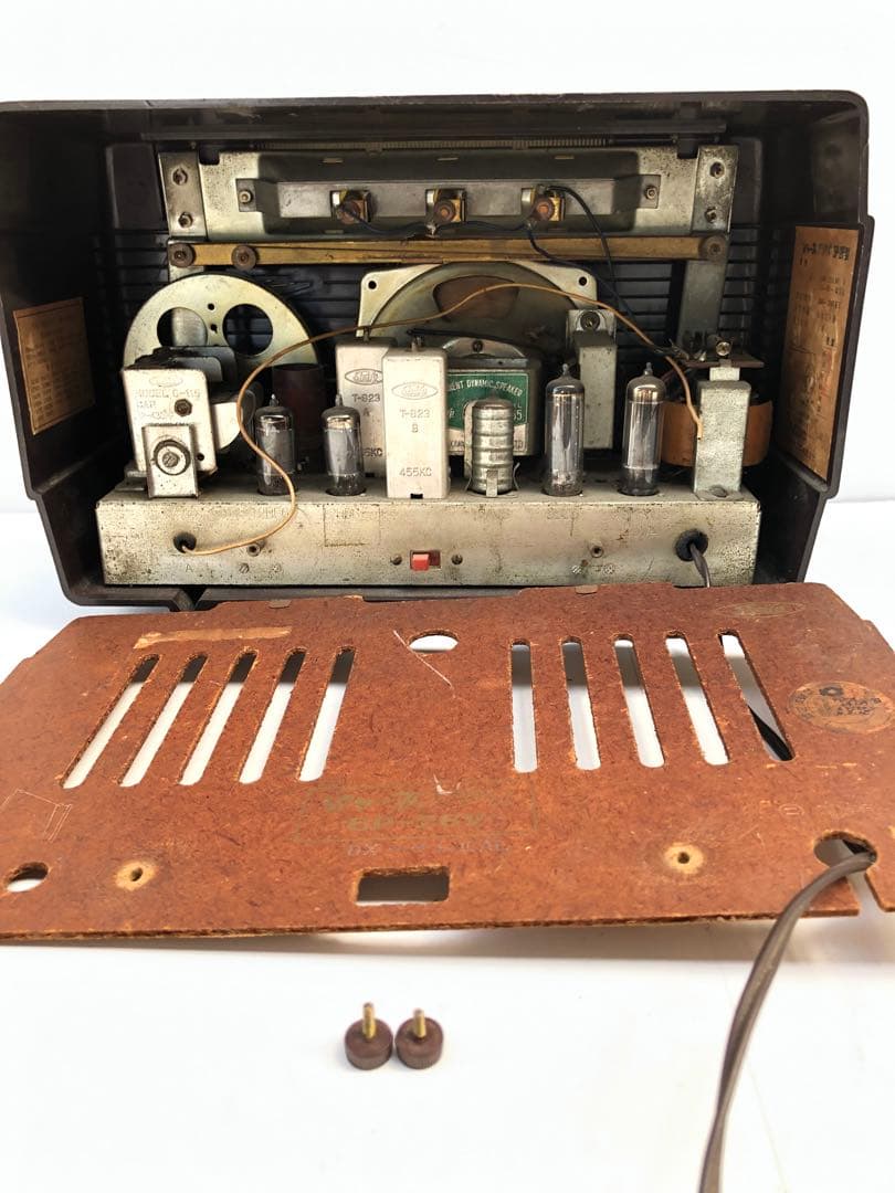 SHARP 真空管ラジオ 5P-26型 昭和レトロジャンク(D166) - メルカリ