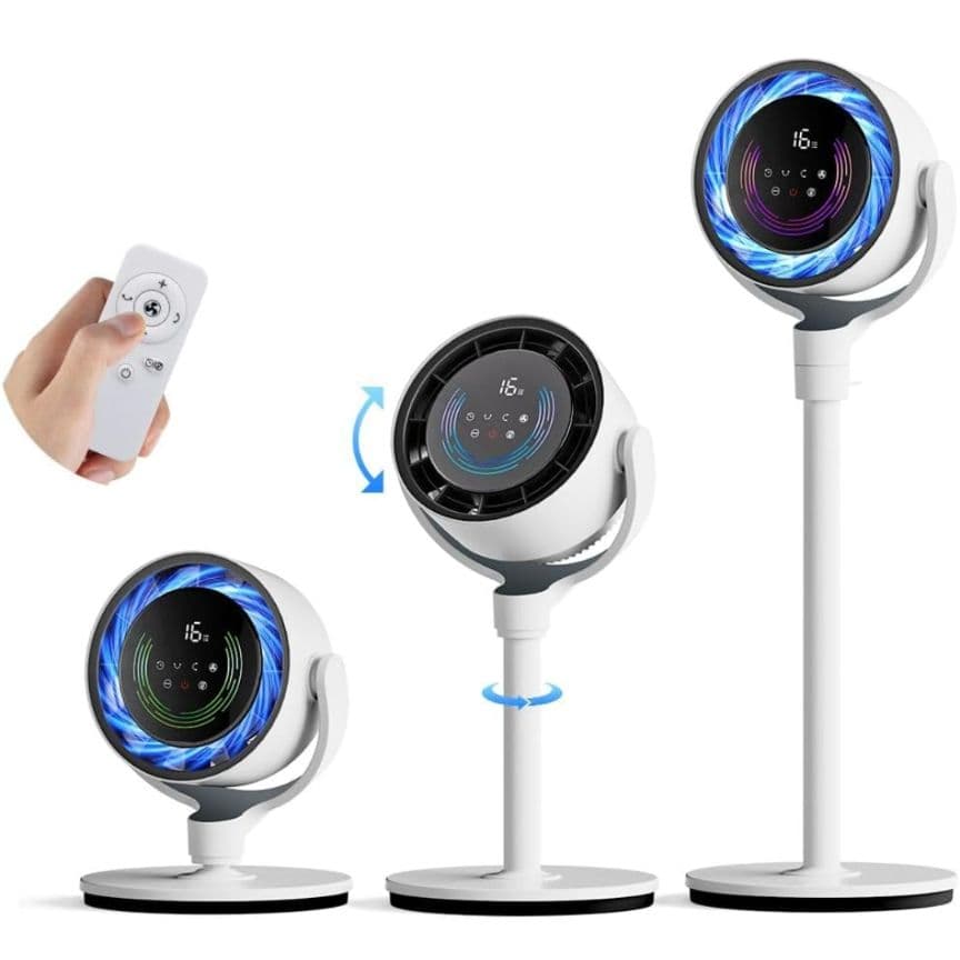 2025新型 サーキュレーター dcモーター 静音360° 上下左右 自動首振り サーキュレーター【2025新型＆AI自動】dcモーター 静音 360°上下左右