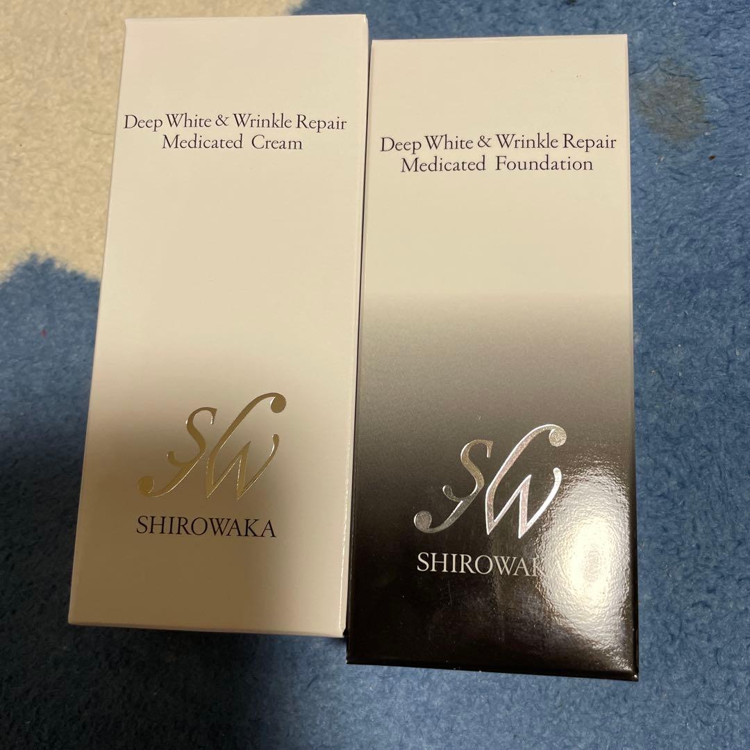 SHIROWAKA ディープホワイト＆リンクルリペアセット 楽天市場】シロワカ ディープホワイト＆リンクルリペア