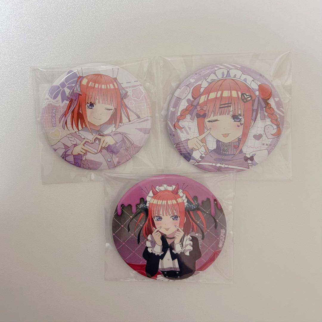 五等分の花嫁 中野二乃 缶バッジ - メルカリ