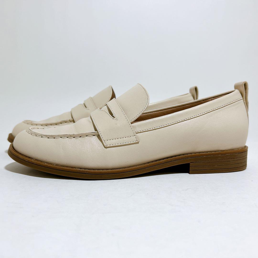 極美品☆コールハーン スタッシ ペニーローファー レザー 本革 23.5cm