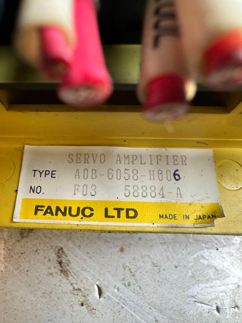 FANUC サーボアンプ AOB-6058-H006 - アンプ新しい