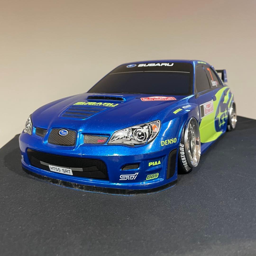 タミヤ スバル インプレッサ 1/10 ラジコンボディ 塗装済 ラリー 塗装