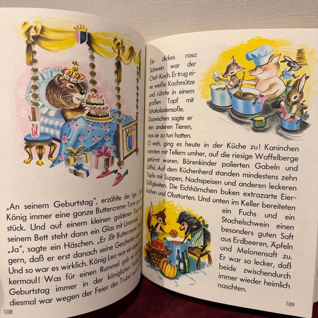 223B⑤1988年ドイツ語絵本 挿絵 洋書古書 ジャンクジャーナル イラスト