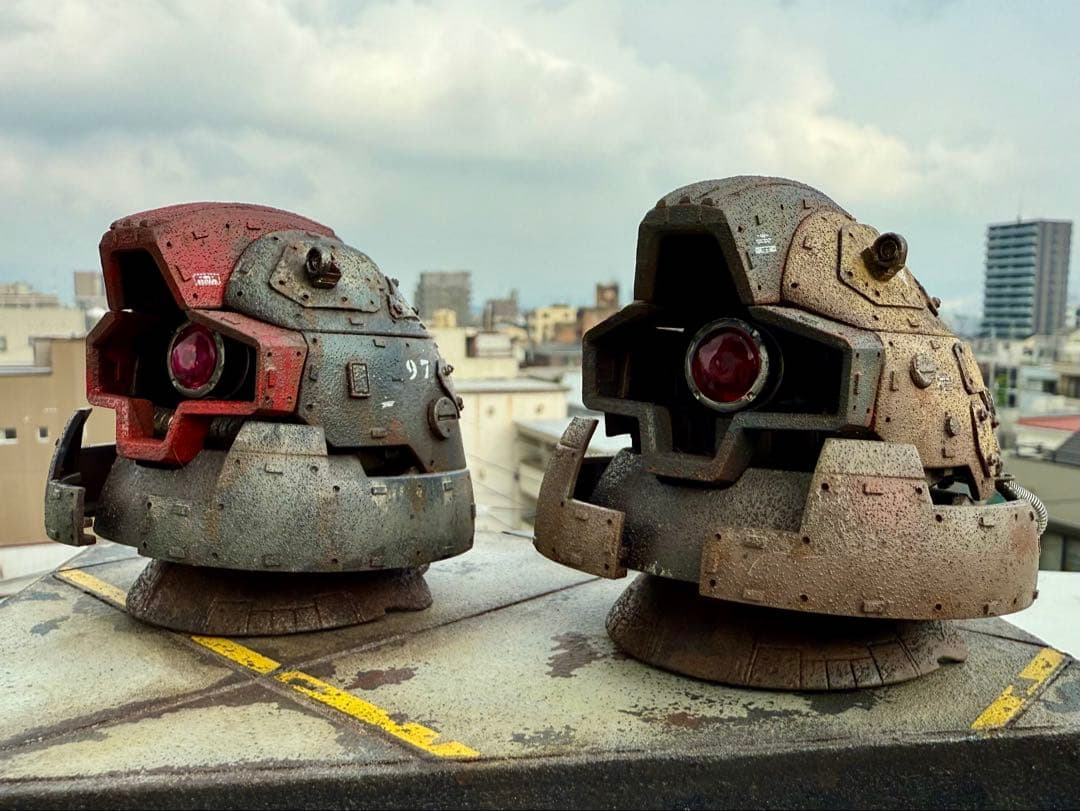 EXCEED MODEL ドムヘッド ランバラル専用トロピカル・ドム 塗装完成品