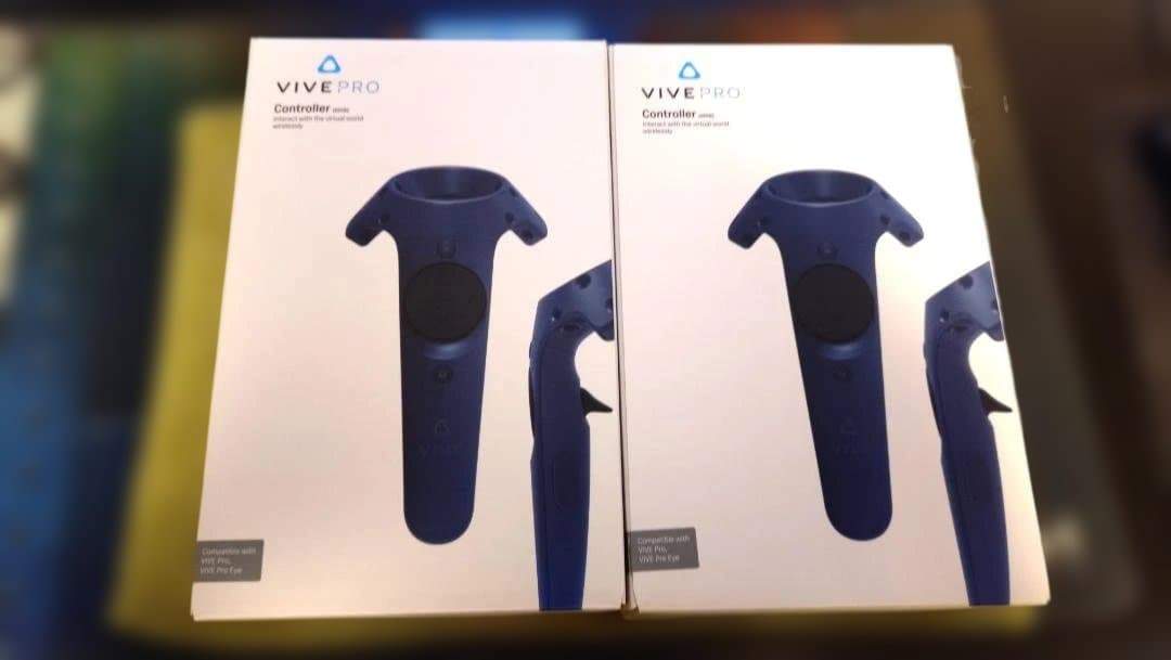 【HTC】VIVEコントローラー (2018) 2個セット Amazon.com: HTC Vive SteamVR Controller (2018) and Base Station