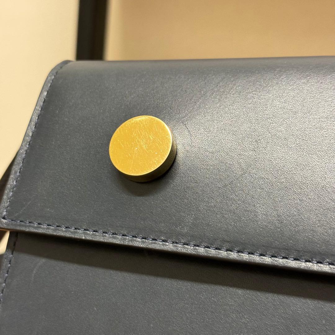 希少！RSVP GOLDEN EYES スムースカーフスキンショルダー ネイビー