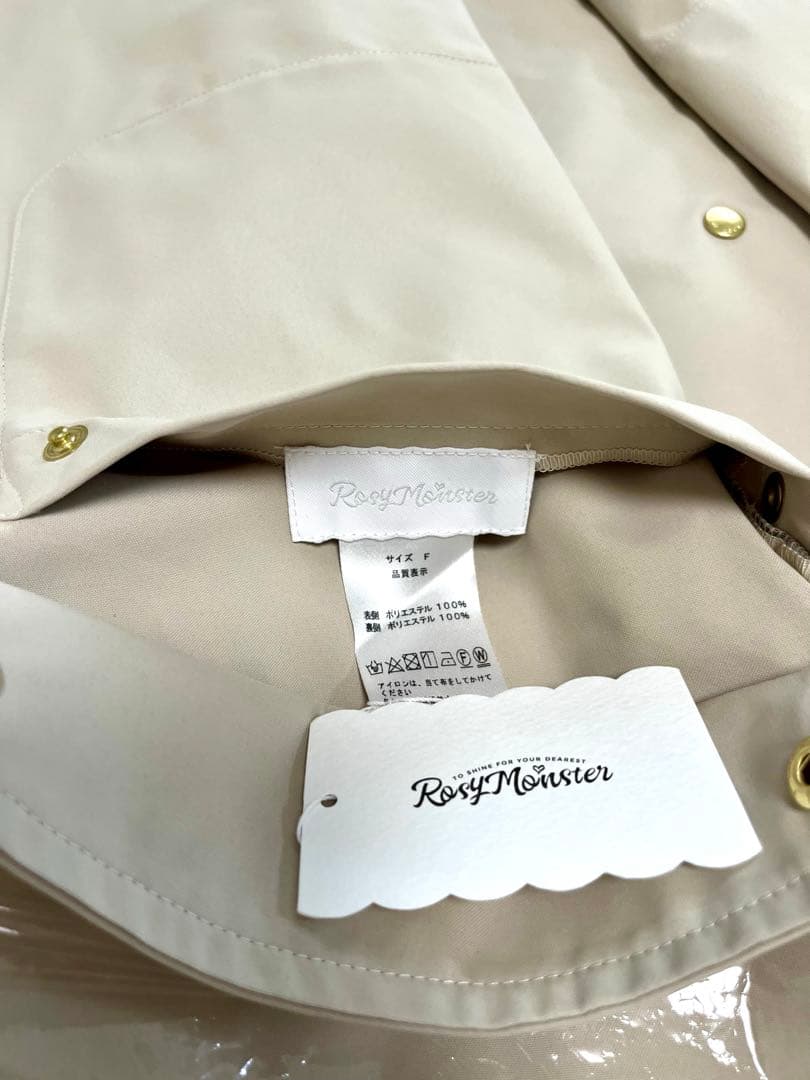 新品】rosy monster リバーシブルチェックレインポンチョコート - メルカリ