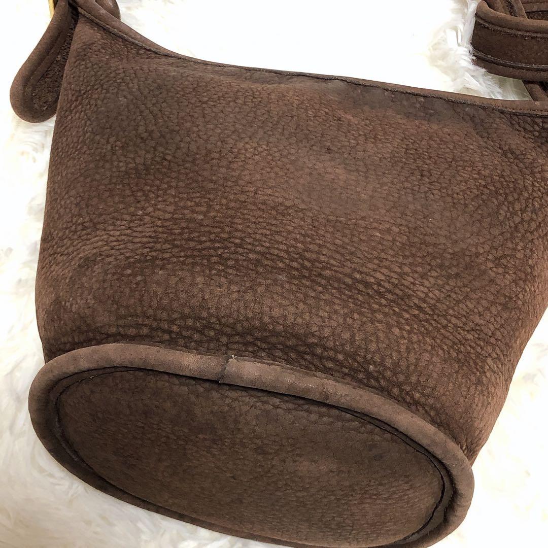 希少品✨️】オールドコーチ ミニショルダーバッグ レザー 巾着型 円型