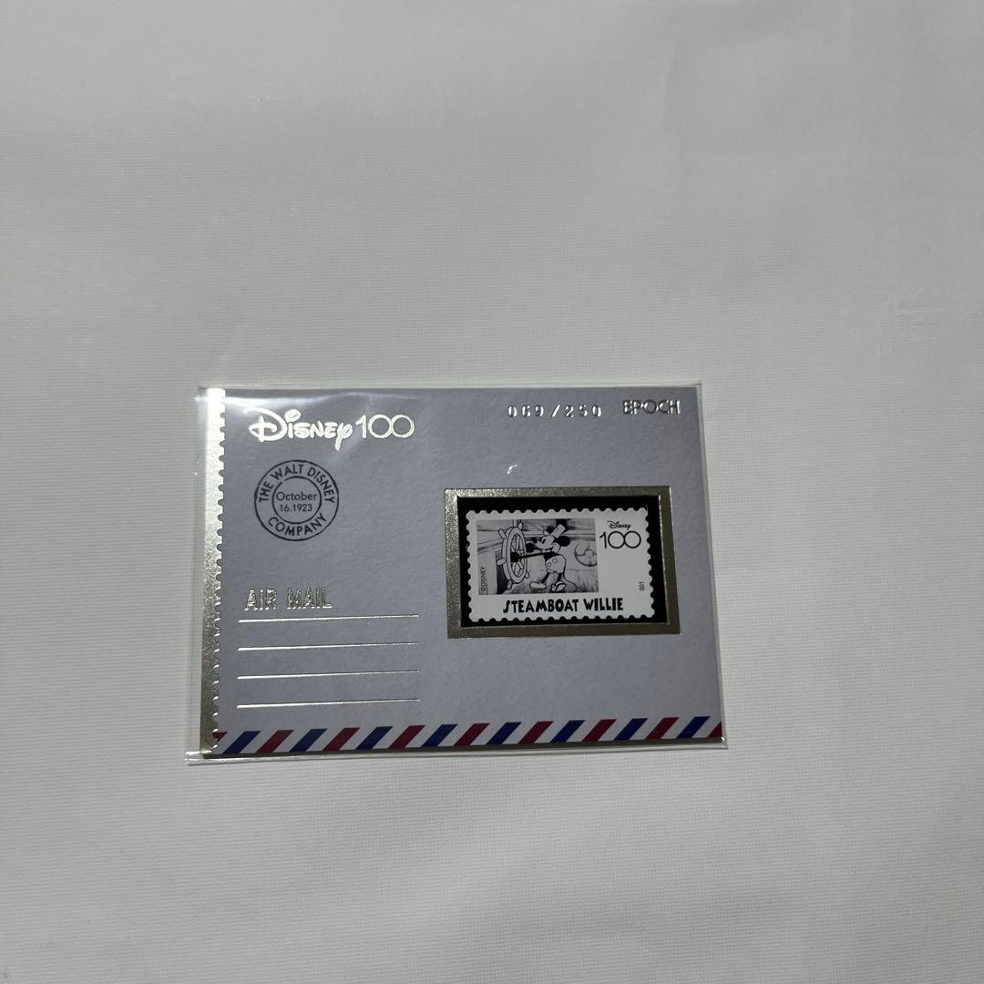 エポック　Disney100 蒸気船ウィリー　スタンプカード　250枚限定 蒸気船ウィリー (R レア)】 ディズニー100 ワンダーカードコレクション