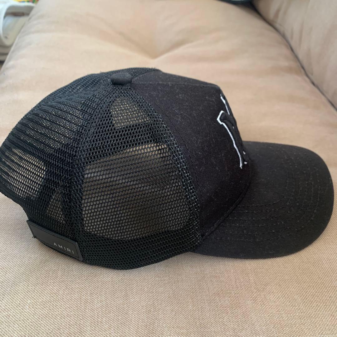 AMIRIメッシュキャップ ブラック - メルカリ