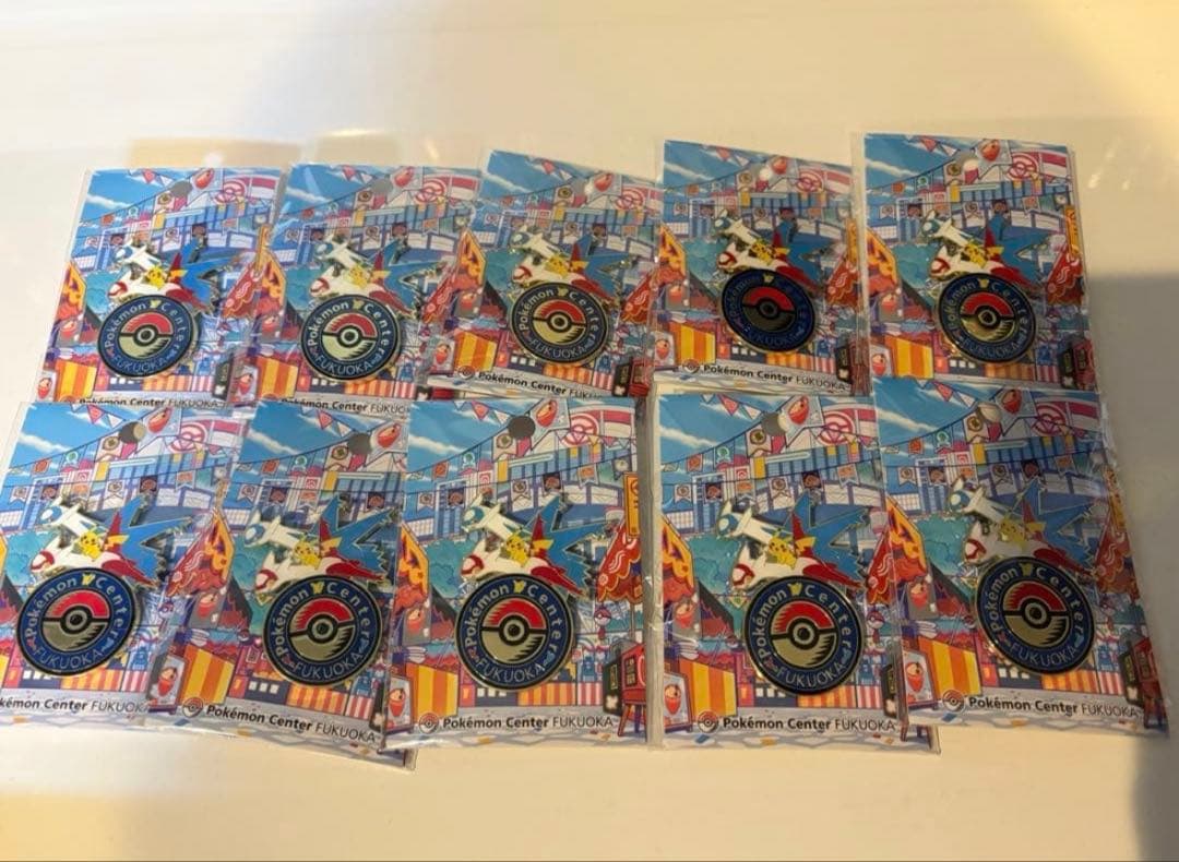 ポケモンセンターフクオカ ピンバッジ 10個 ピカチュウ ラティオス