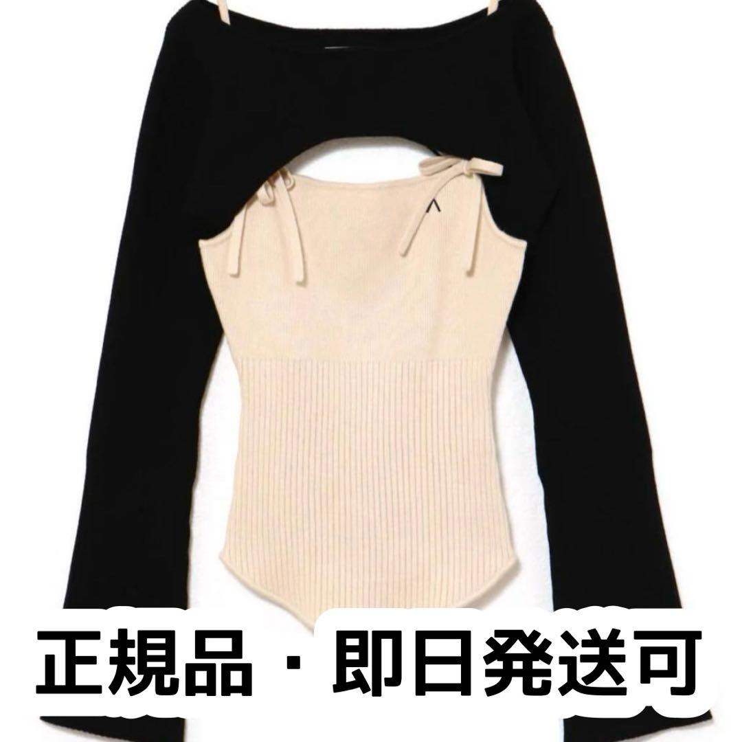 Bebe ribbon set tops andmary アンドマリー - メルカリ