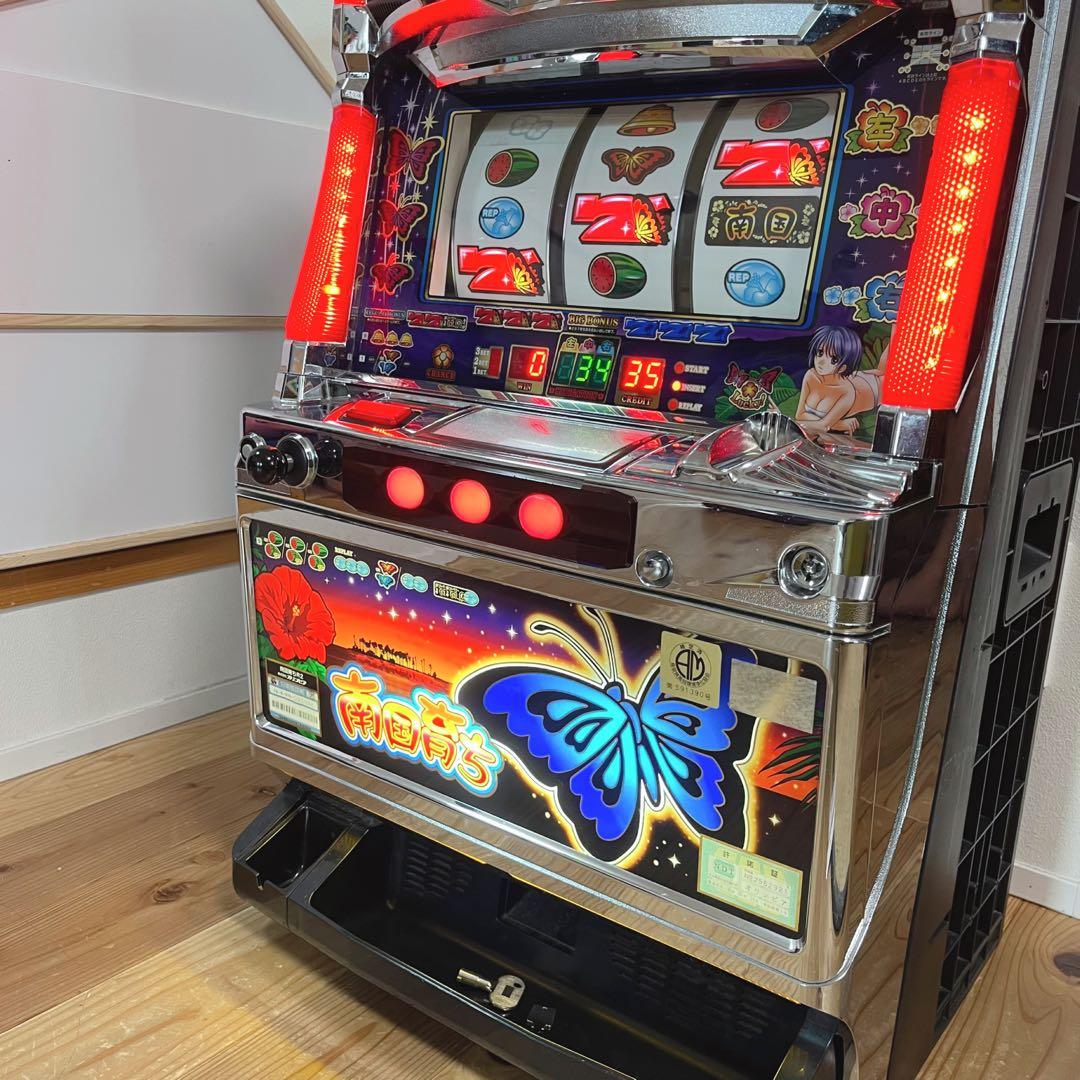 美品 人気機種 南国育ち 沖スロ 音量調整可 メダル不要 パチスロ実機