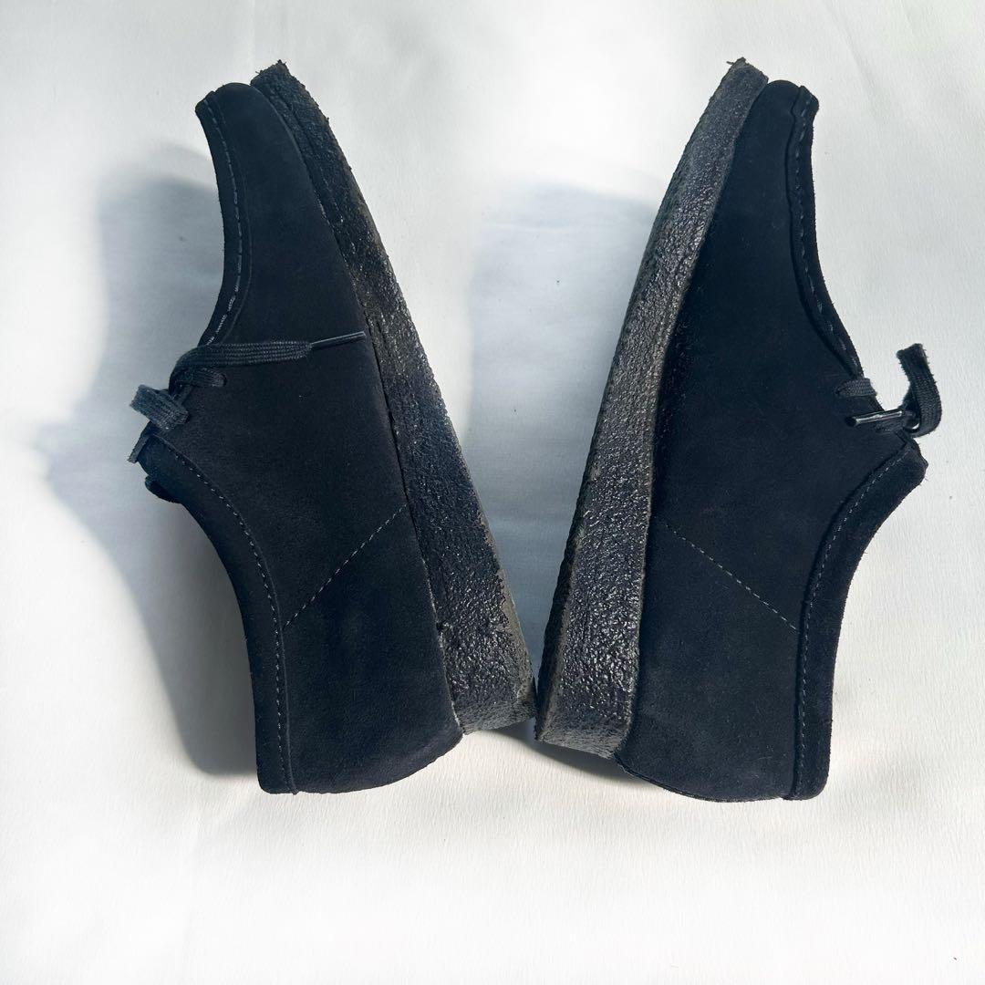 希少・美品】ビューティー＆ユース 別注CLARKSWALLABEE NAVY