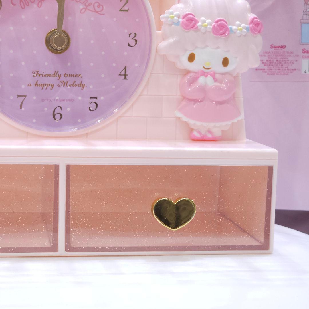 新品 マイメロディ チェスト付きクロック 時計 マイメロ お城 - メルカリ