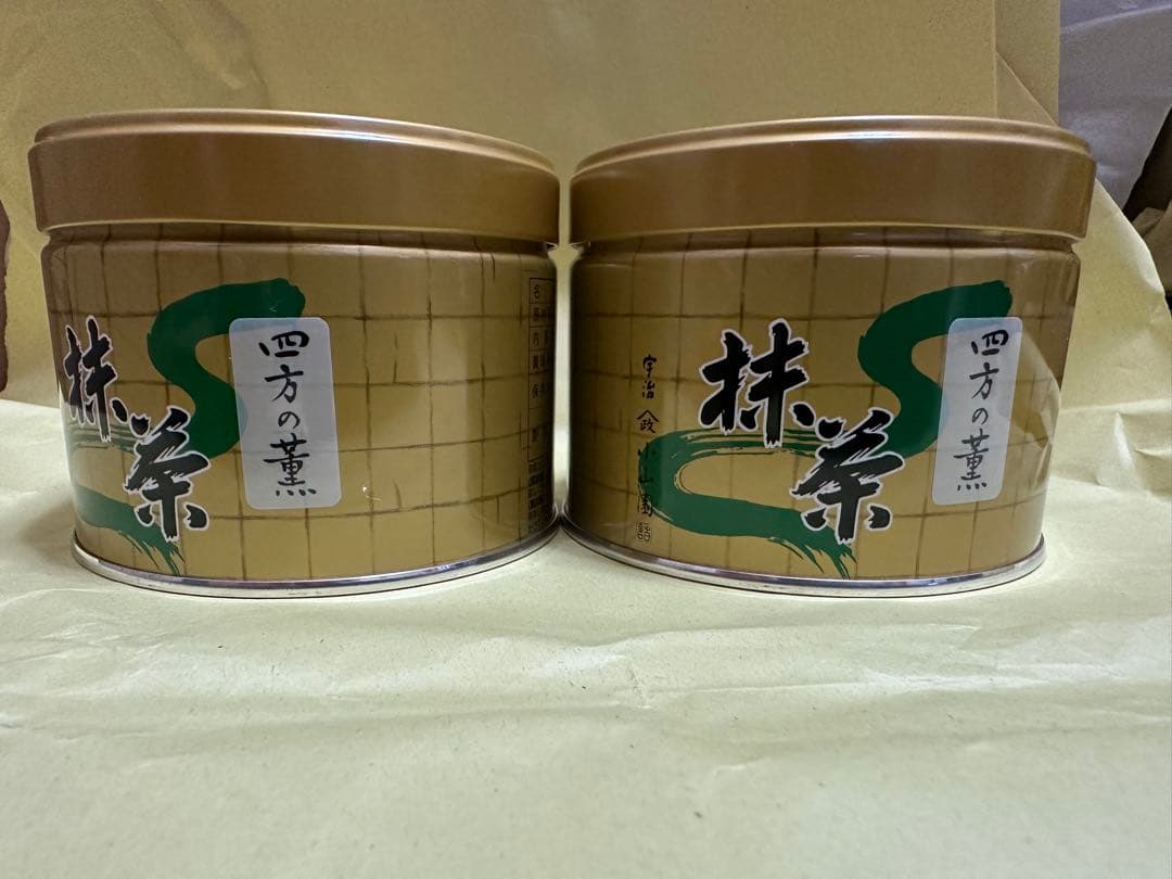 【正規品】 宇治 山政小山園 抹茶 四方の薫150g 缶入り　2缶セット 抹茶】四方の薫（よものかおり） – 山政小山園 【公式】オンラインショップ
