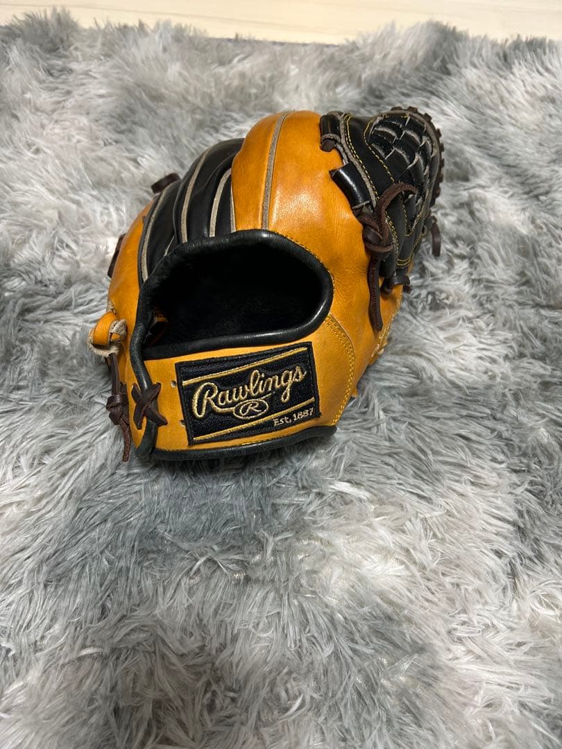 ローリングス　軟式グローブ オレンジ/黒　オーダー品 Rawlings（ローリングス） グローブ メンズ レディース 硬式 HOHR