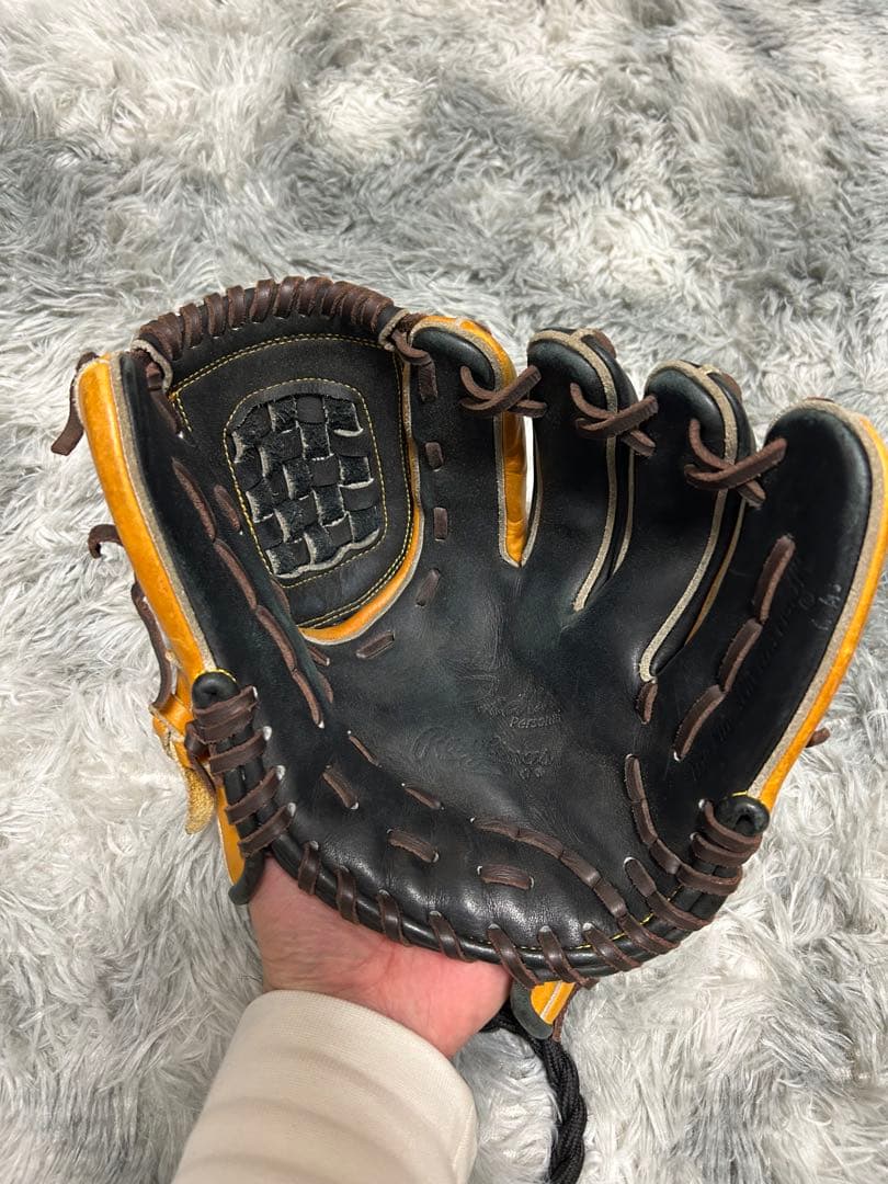 ローリングス 軟式グローブ オレンジ/黒 オーダー品