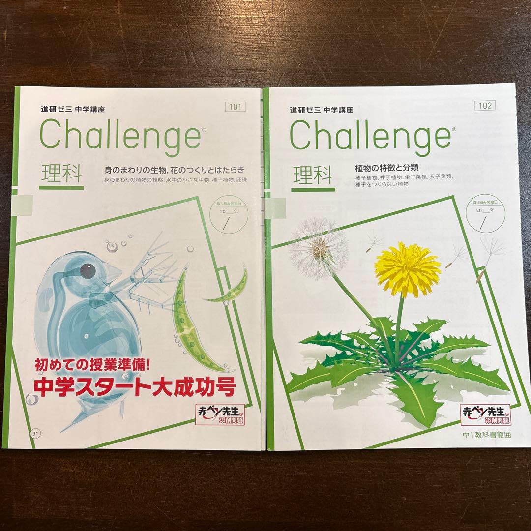 進研ゼミ 中学講座 中1 4月・5月号 - メルカリ