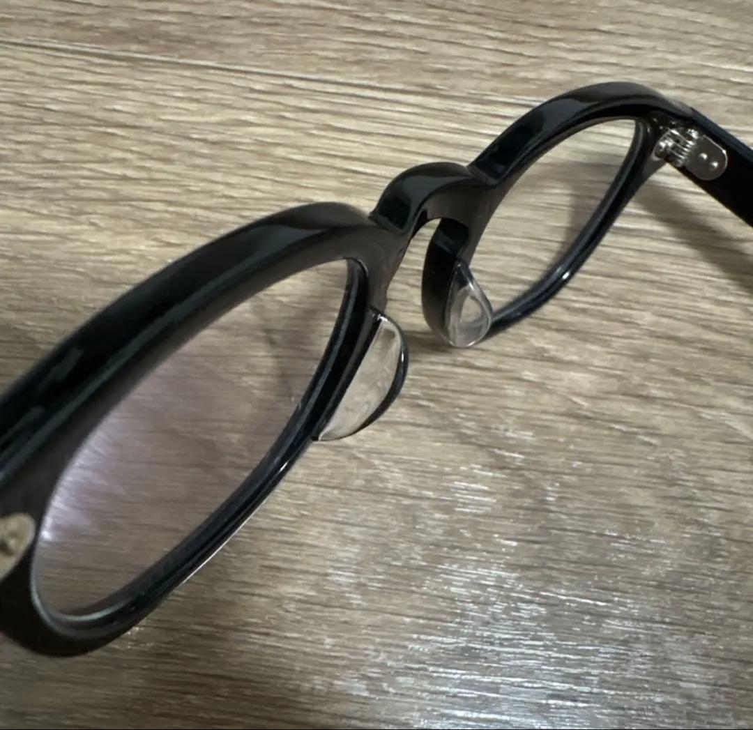 MOSCOT ブラックフレーム メガネ セット - メルカリ