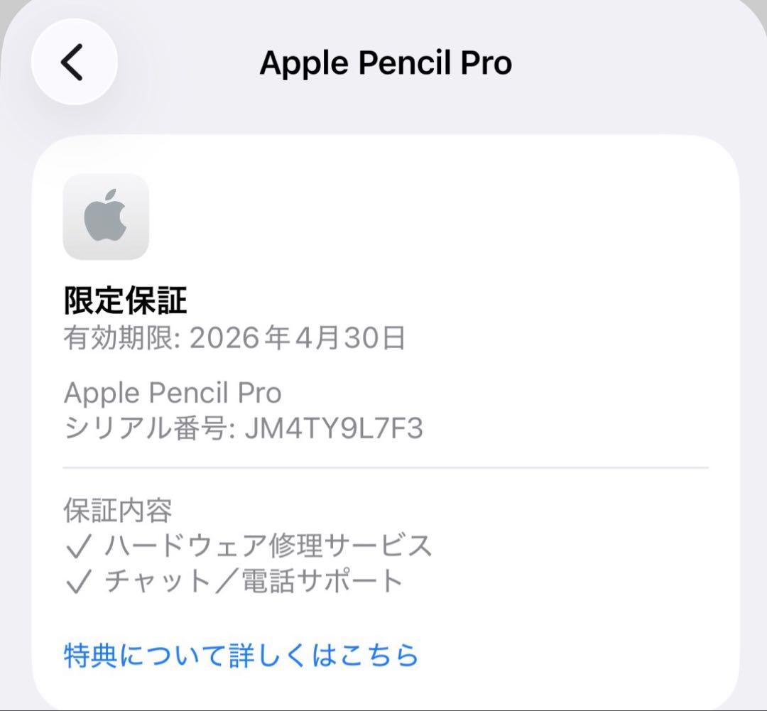 Apple Pencil Pro 美品 本体のみ - メルカリ