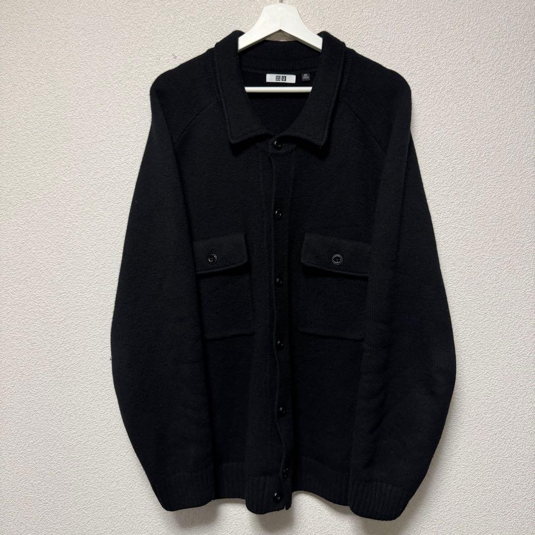 訳あり ユニクロU ラムニットジャケット XXLサイズ - メルカリ