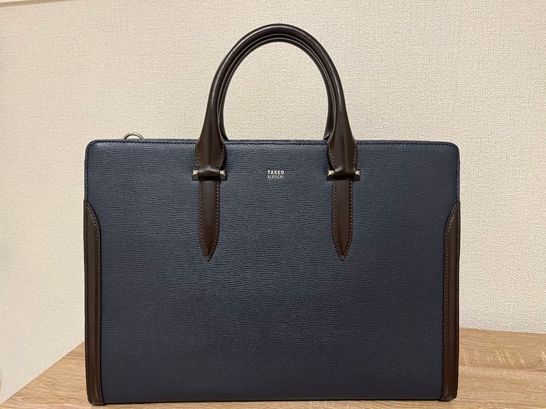 臣*様 TAKEO KIKUCHI ネイビー ビジネスバッグ 臣*様 TAKEO KIKUCHI ネイビー ビジネスバッグ TAKEO KIKUCHI