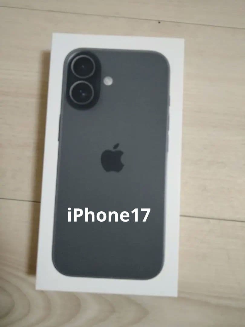 新品未開封 iPhone17 ブラック 256GB iPhone 17 【新品未開封】iPhone17 256GB [ミストブルー ] MG694J/A