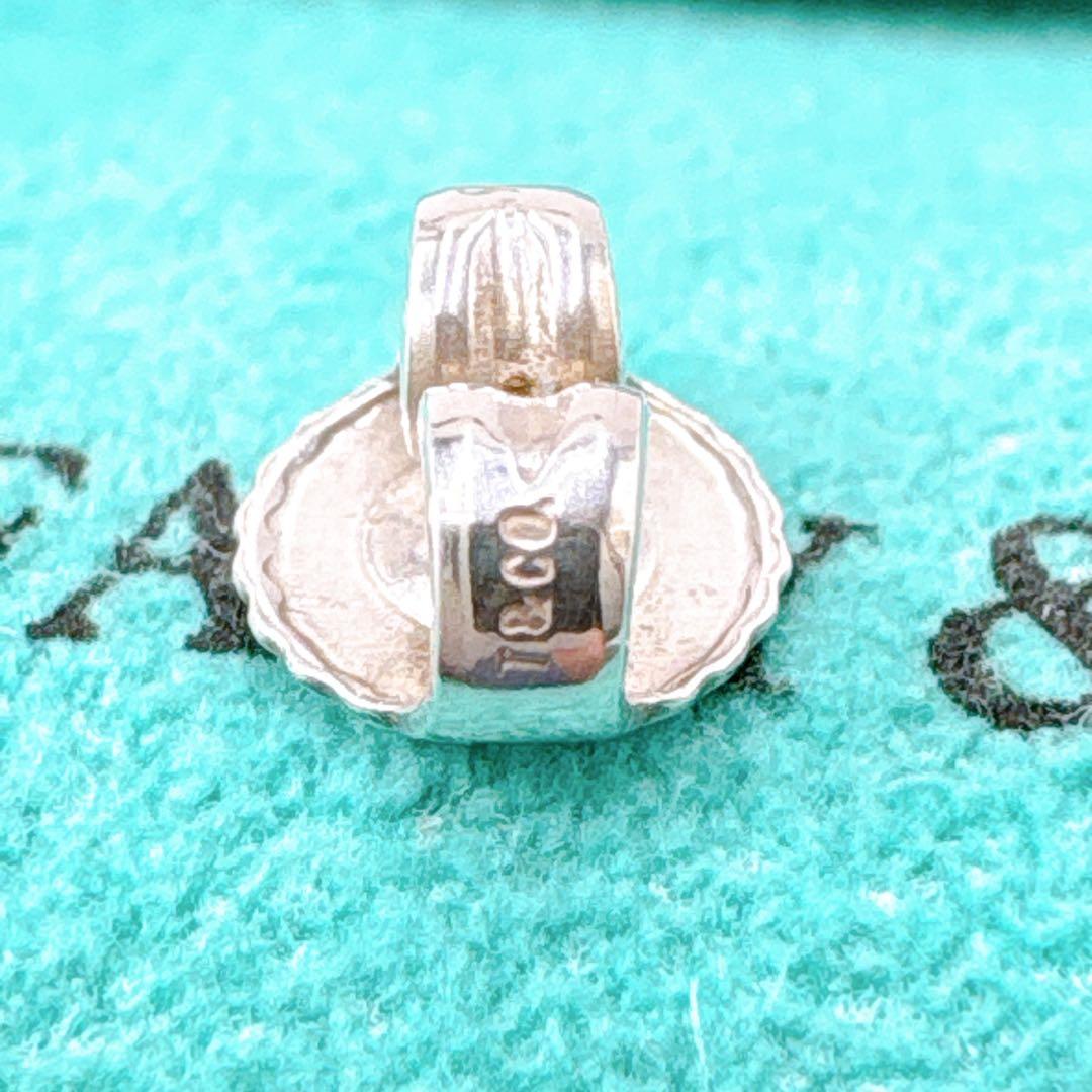 極美品 ティファニー バイザヤード ダイヤ 3.5mm 片耳ピアス シルバー
