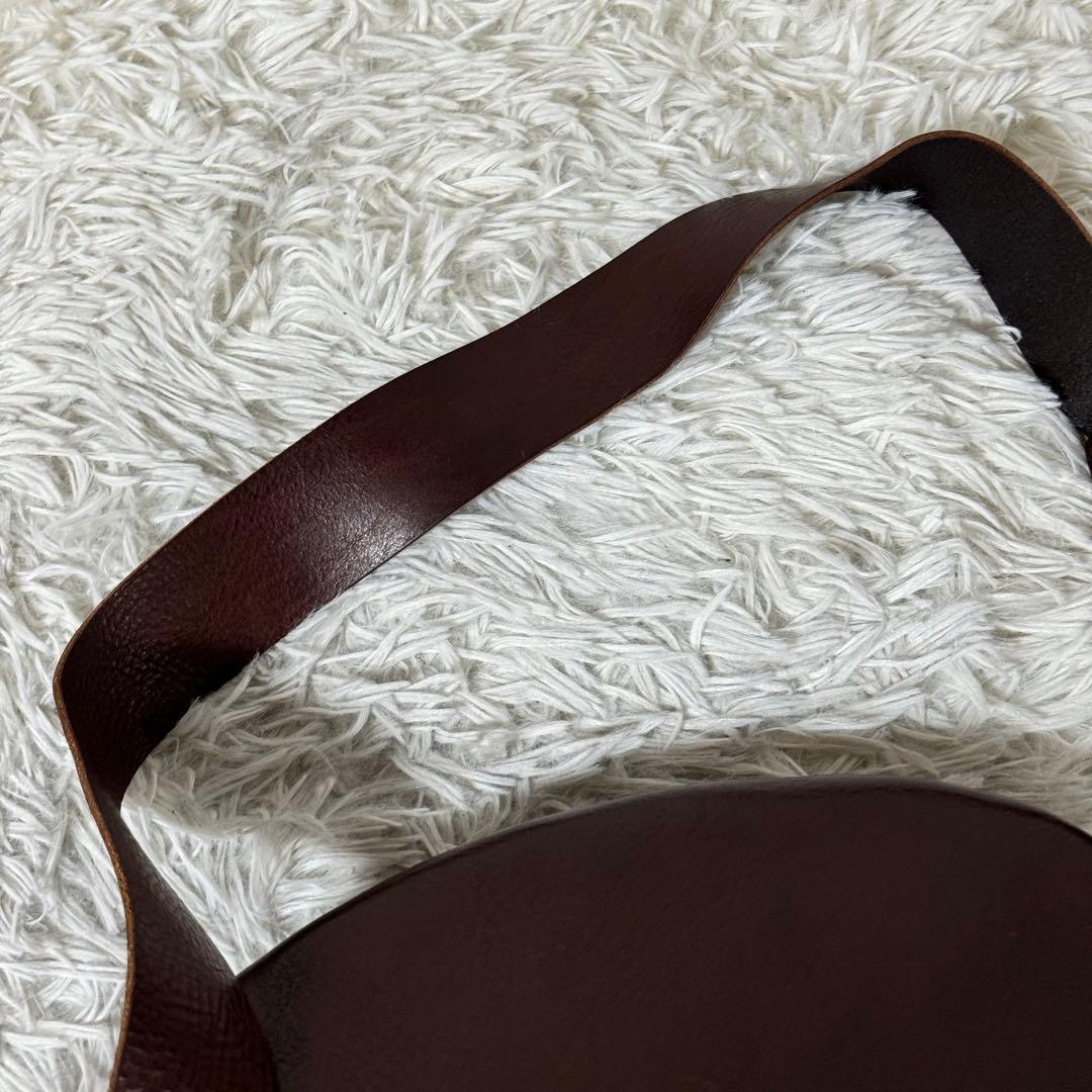 未使用級✨LONA ロナ MILI ミリ ボディーバッグ ブラウニー レザー