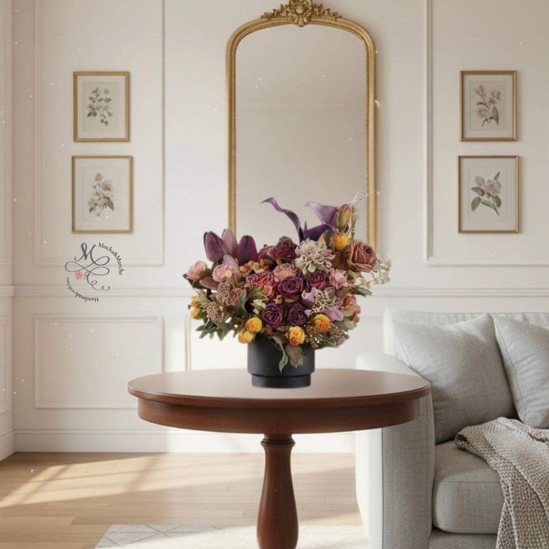 【光触媒】時の森に咲くアンティークアレンジ 〜ドライスタイルの追憶と春の息吹〜