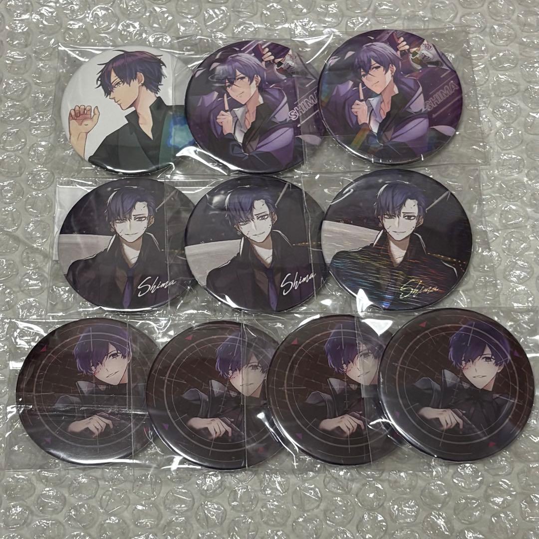 浦島坂田船 志麻 缶バッジ しまさか 2019 2021 等身 シクレ セット