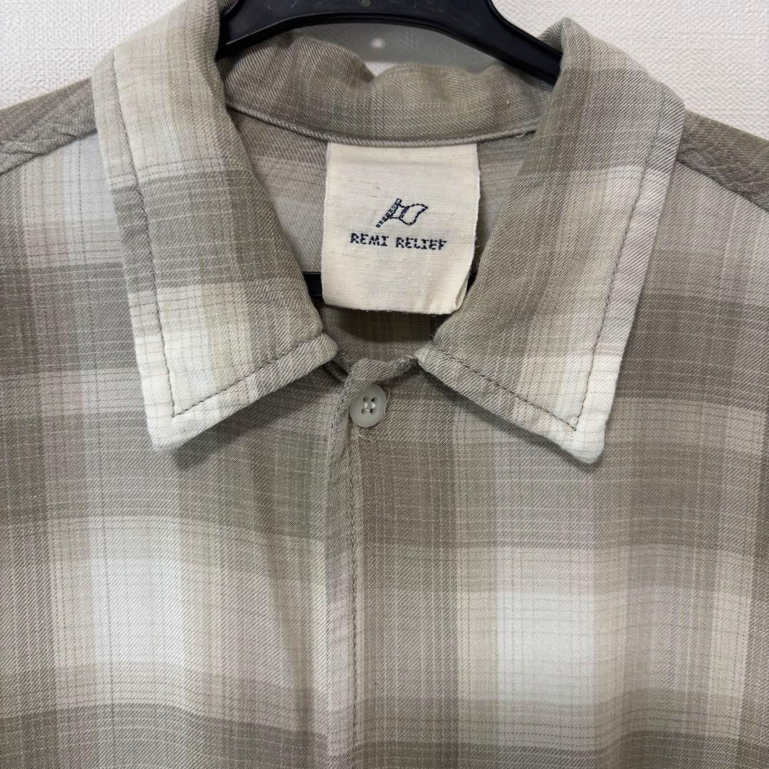 アパルトモン レミレリーフ CHECK 2 WAY SHIRT チェックシャツ - メルカリ