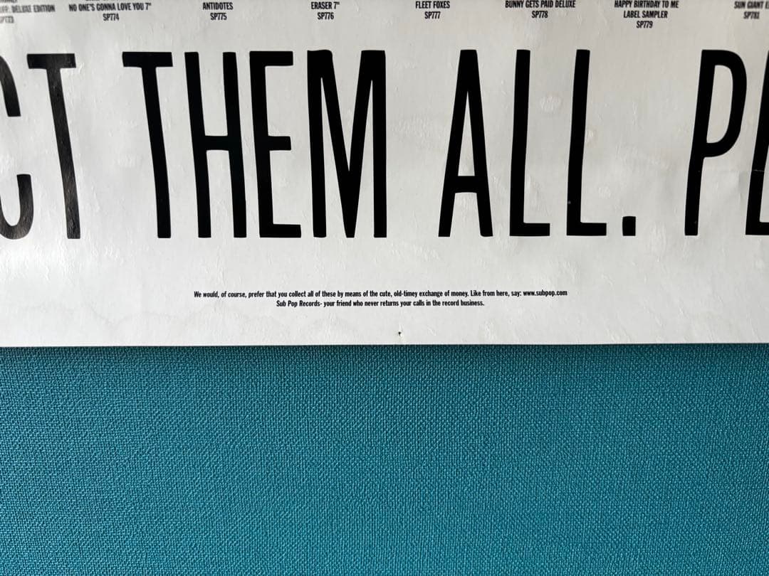 【レア】SUBPOP ビンテージポスター 検索グランジ オルタナ ニルバーナ