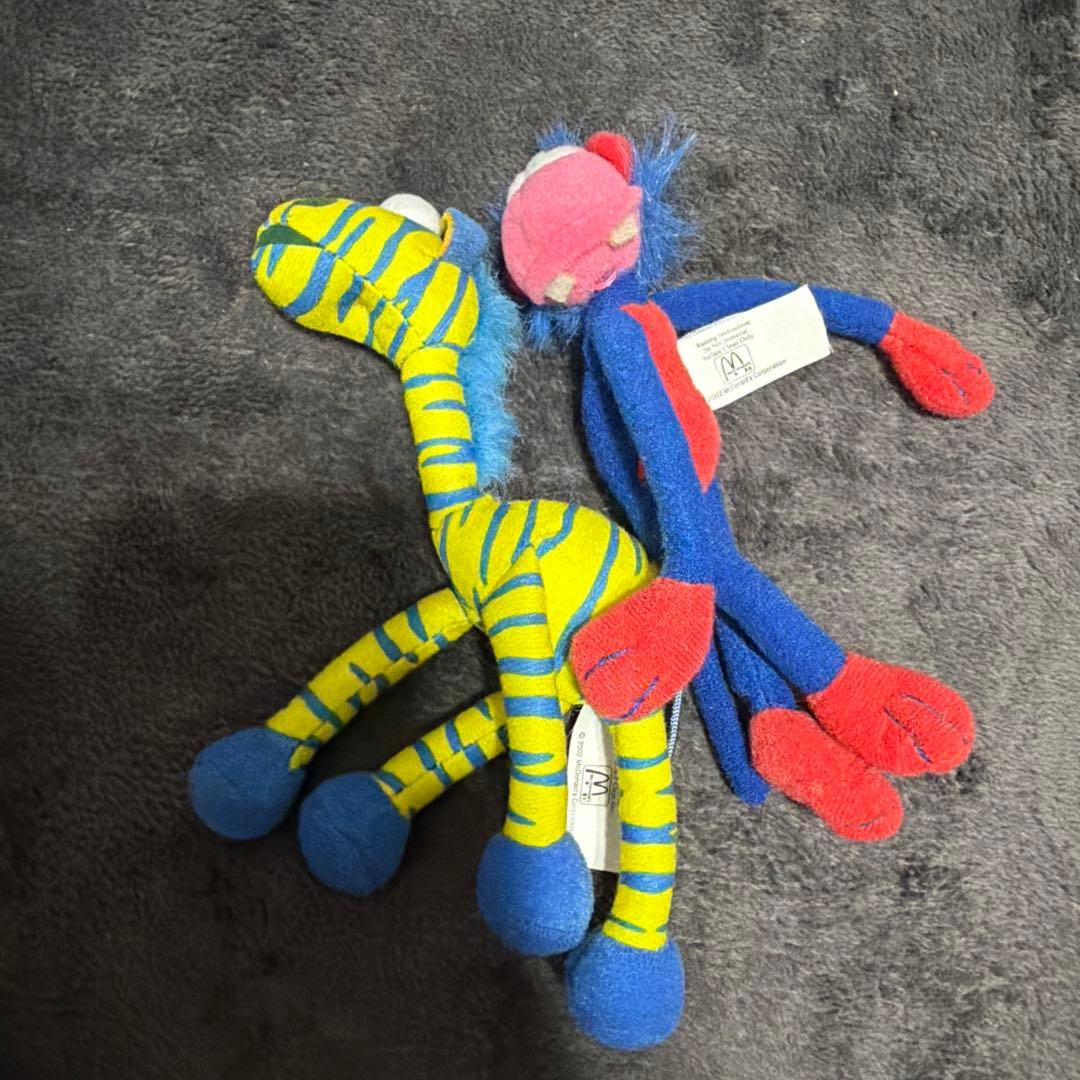 マクドナルド ぬいぐるみ しまうまと猿 - メルカリ