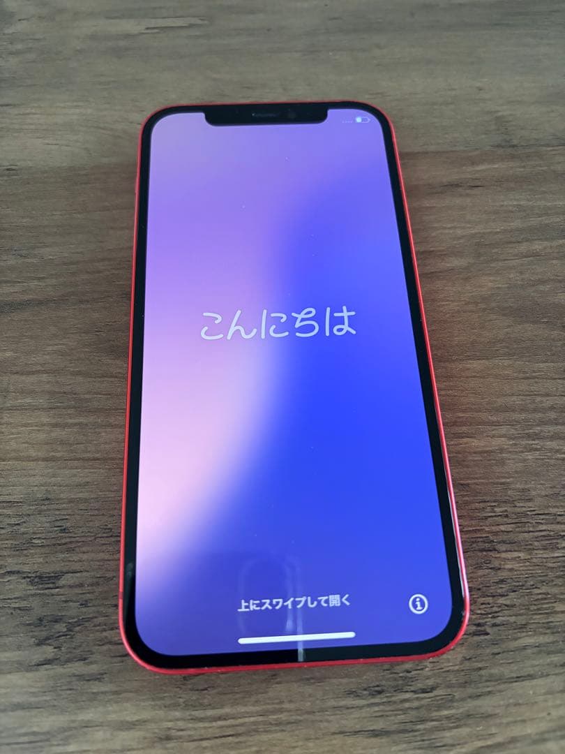 iPhone12 64GB 赤 バッテリー80% SIMフリー 初期化済み - メルカリ