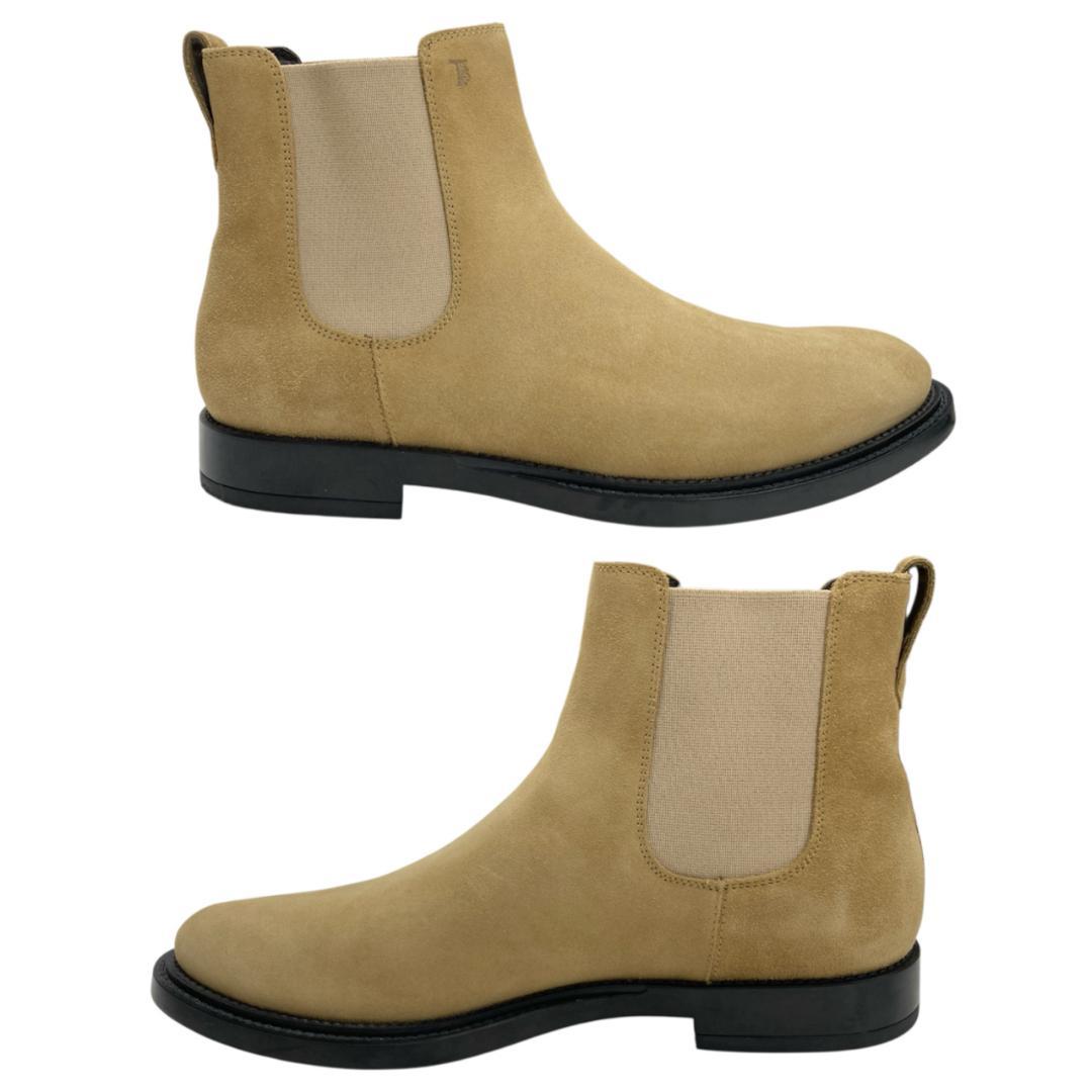 美品トッズ ロンハーマン別注 サイドゴアブーツ 8 1/2 ベージュ