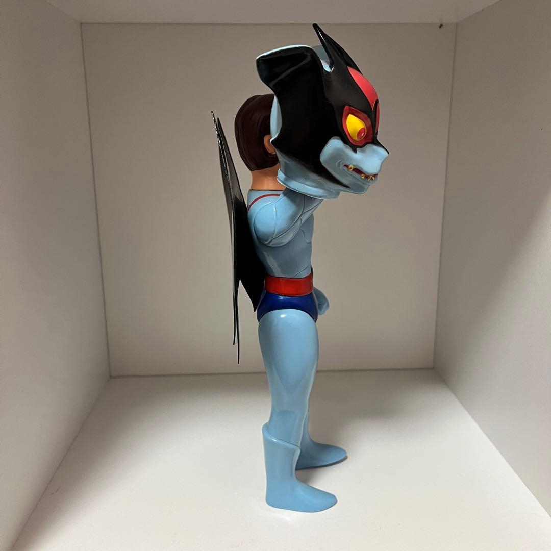 美品 メディコム トイ デビルマン レトロデザイン版 マスク取れ ソフビ