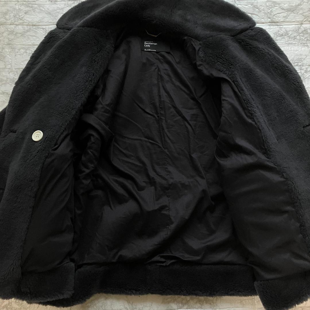 極美品◎23AW カオス ウールボアダブルコート スミクロ フリー - メルカリ