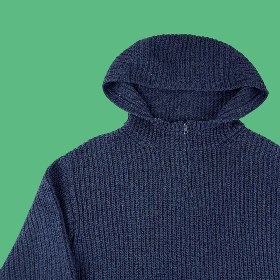 90s Stussy ハーフジップ ニットパーカー L Old Stussy - メルカリ