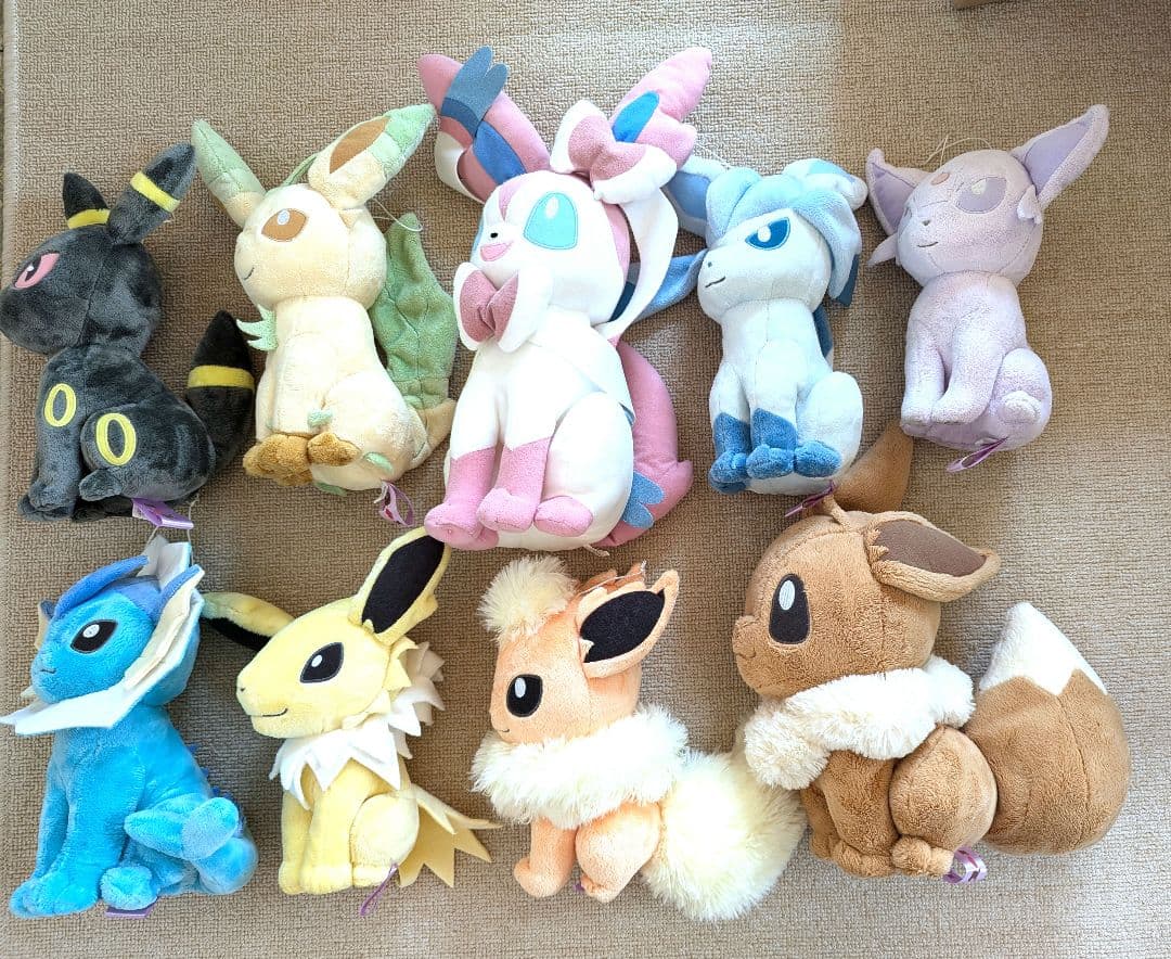 i love eievui カバンに付けられるぬいぐるみ ニンフィア ポッチャマ I