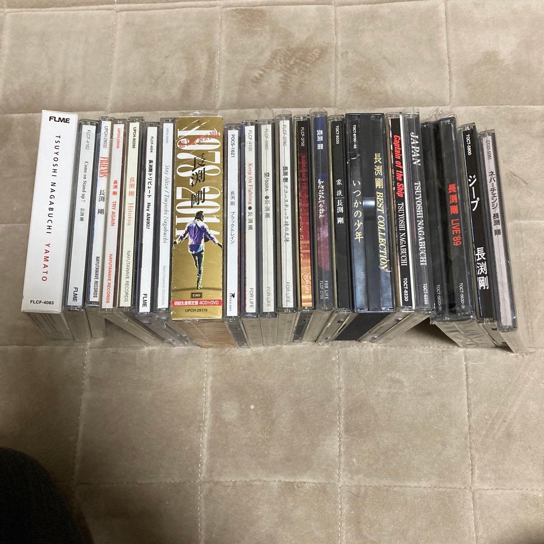 値段交渉アリ！】長渕剛CD、DVD、ステッカー、手帳、会員証セット