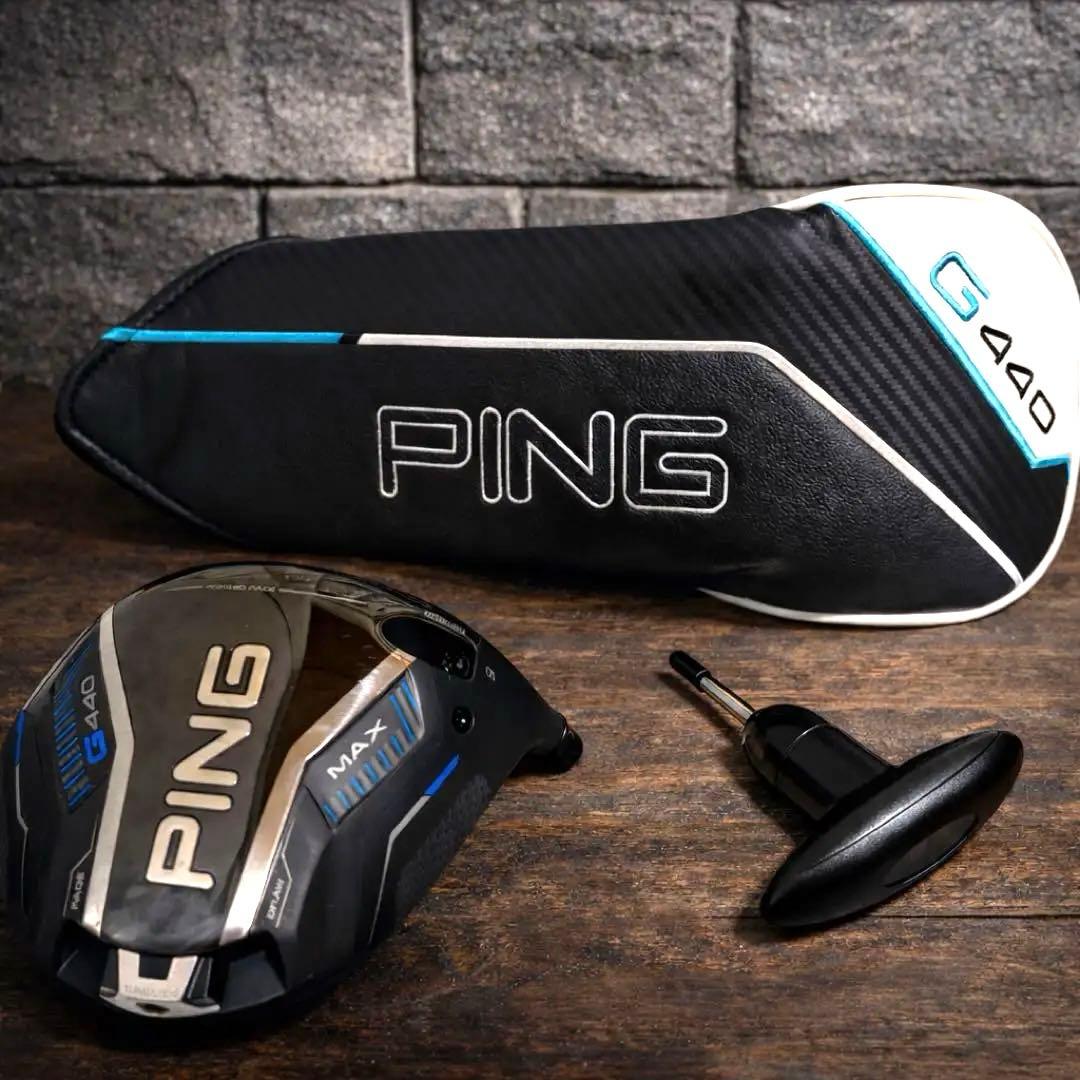 PING G440 MAX 9° ドライバー ヘッド 純正カバー・レンチ付 美品