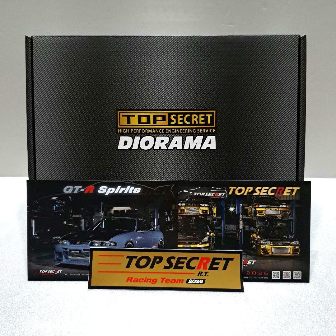 東京オートサロン2026限定 TOP SECRET 1/64 ジオラマガレージ - メルカリ