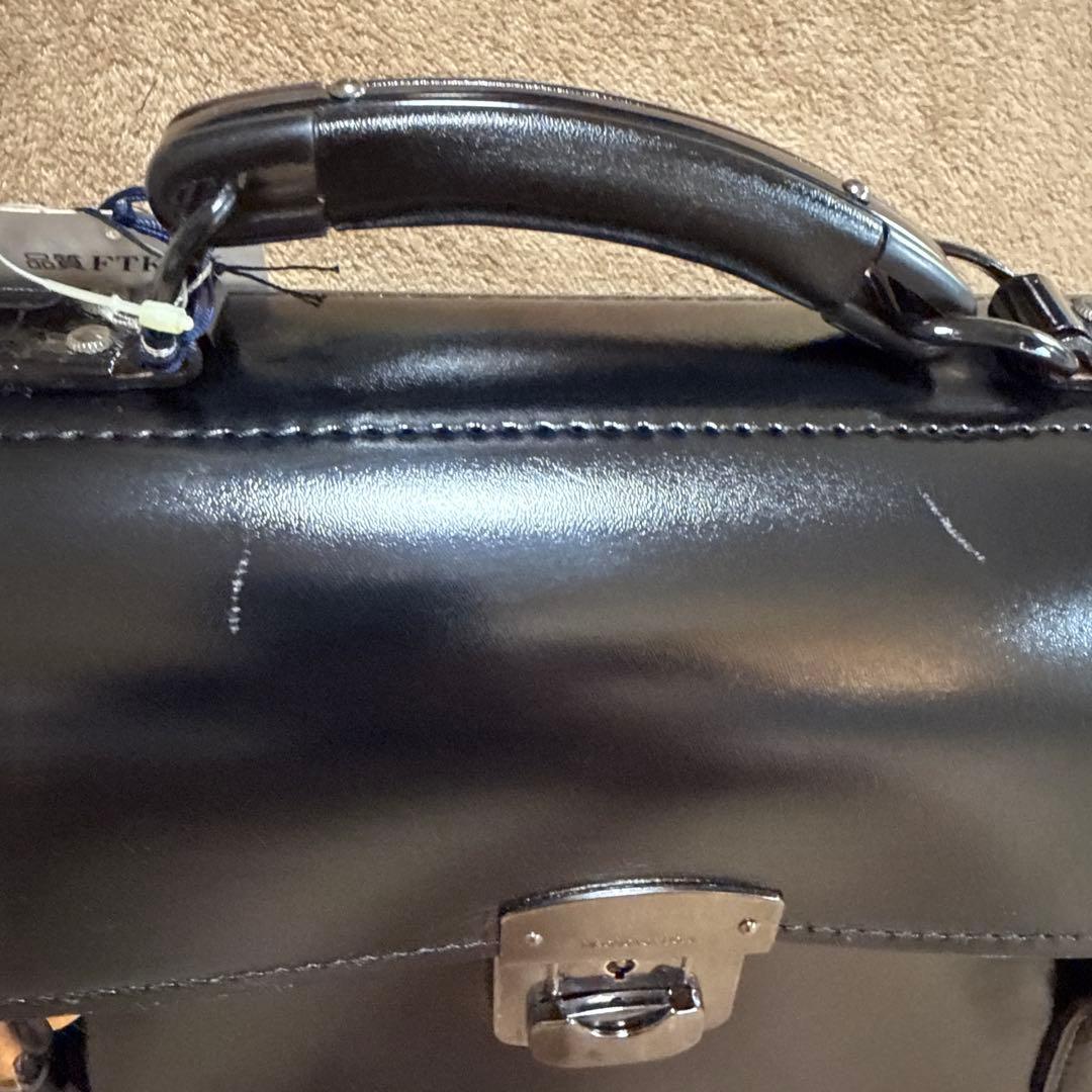 HINOMOTO NO.6 本革 スクールバッグ レトロ 昭和 鞄 黒 レザー - メルカリ